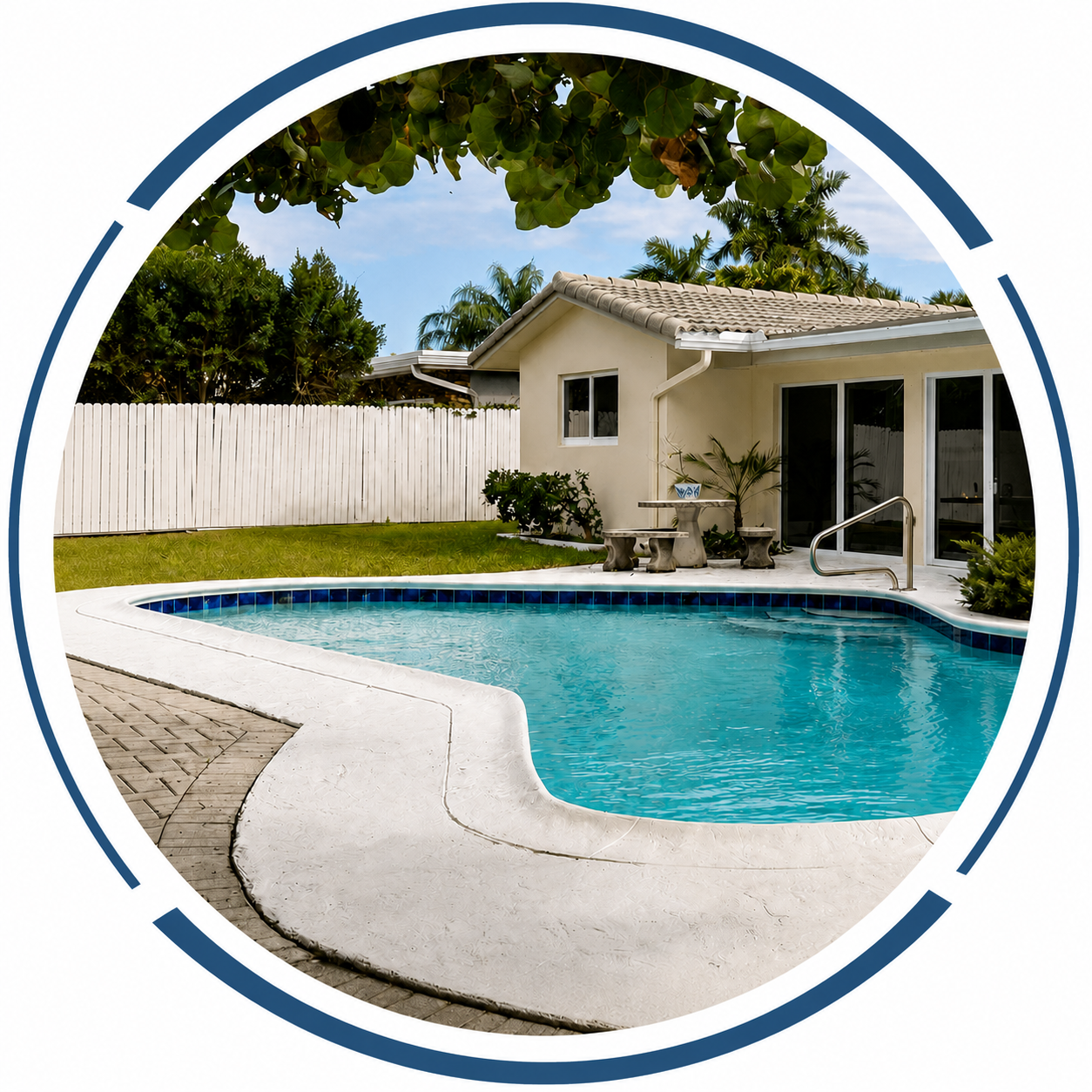 pool deck cleaning