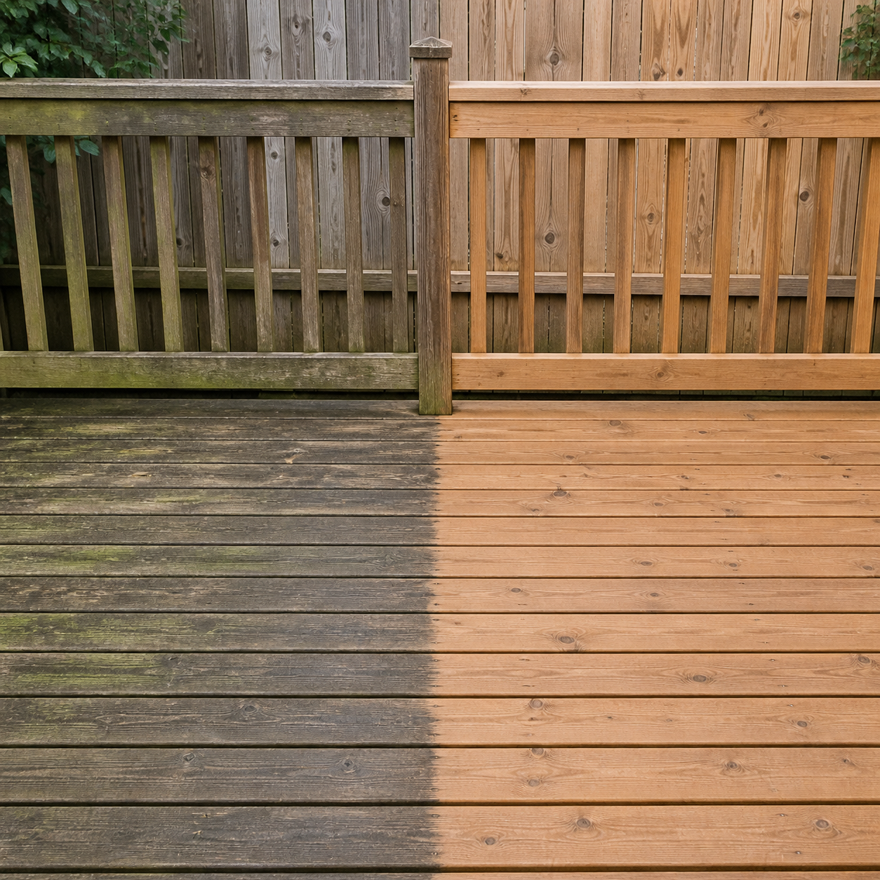 Decks, fences and wood surfaces