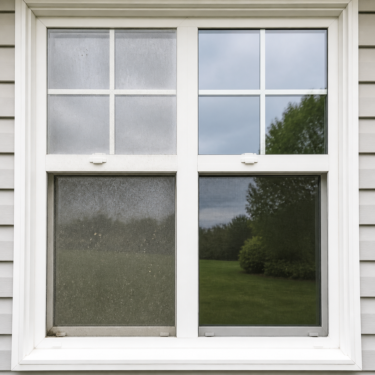 Double-hung and single-hung windows