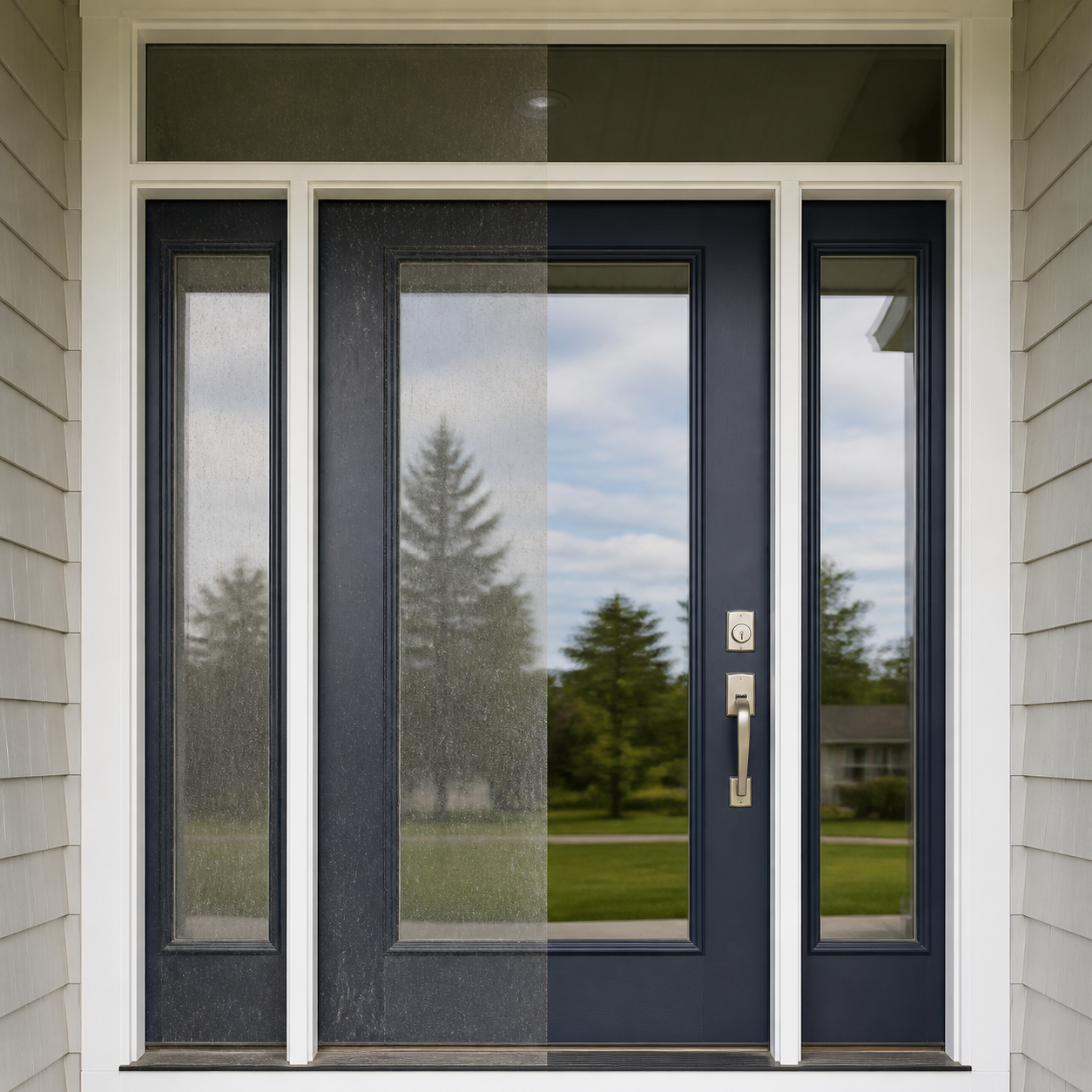 Glass doors and sidelights